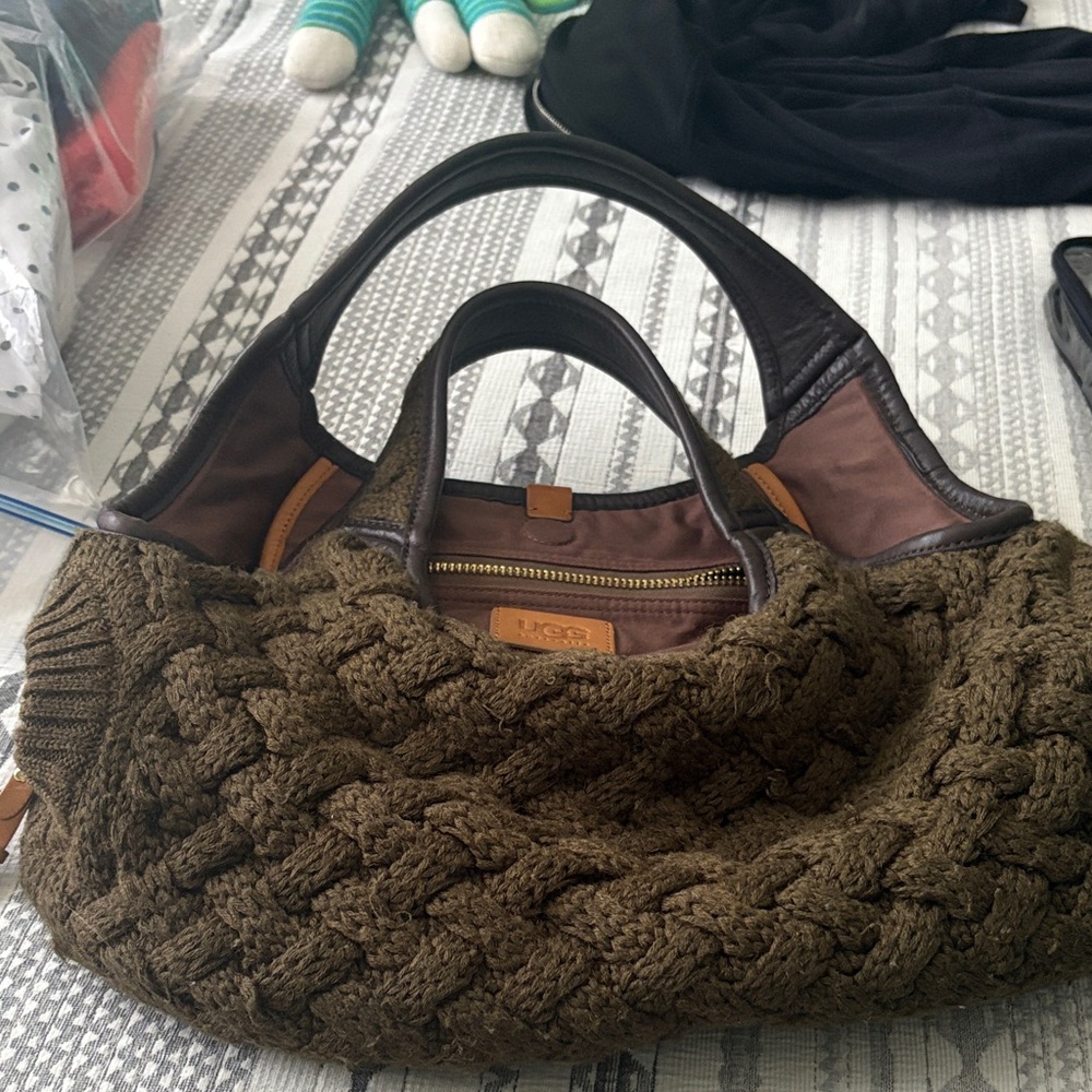 UGG Brown Knit Women's Bag